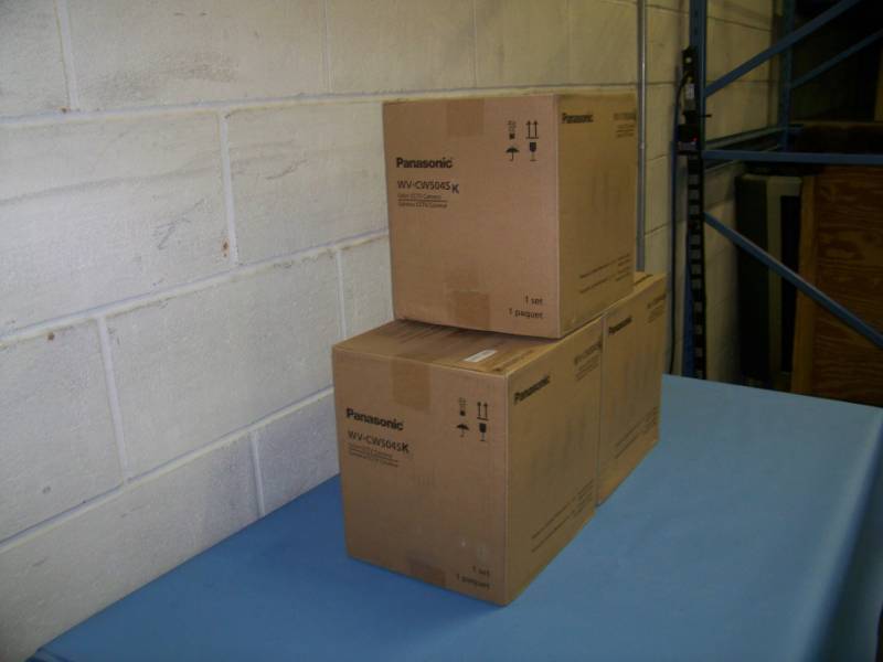 lot 72 image: (3) Panasonic, Color CCTV Security Cameras in Plastic Dome Enclosures - BRAND NEW in Original, Sealed Boxes