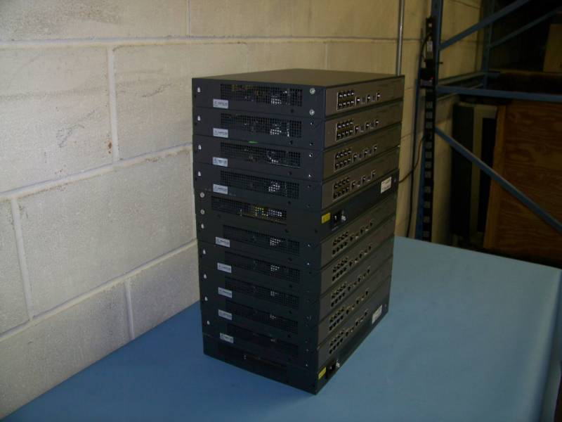 lot 80 image: (11) Hewlett Packard (HP), Office Connect 190 Series Switches