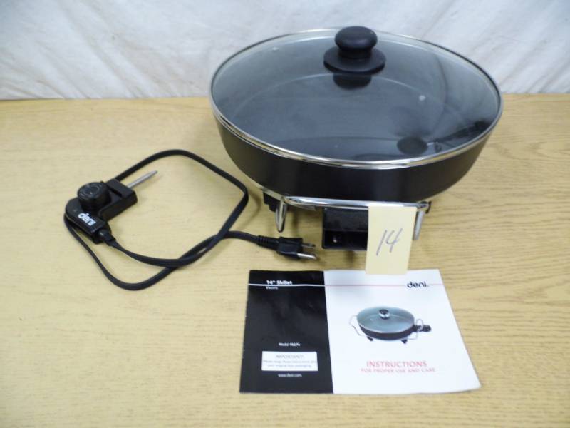 Deni Round Electric Frying Pan