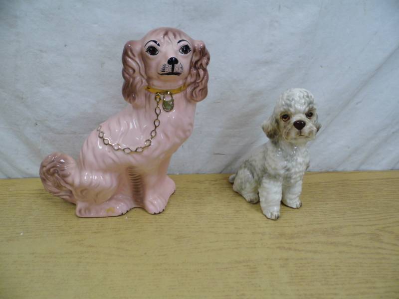 Pair of Dog Figures