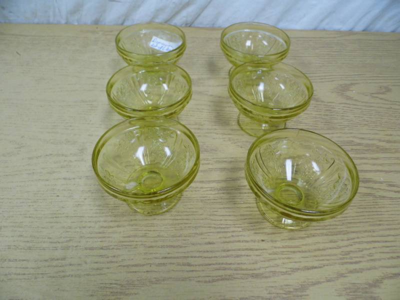 Depression Glass Dessert Glasses