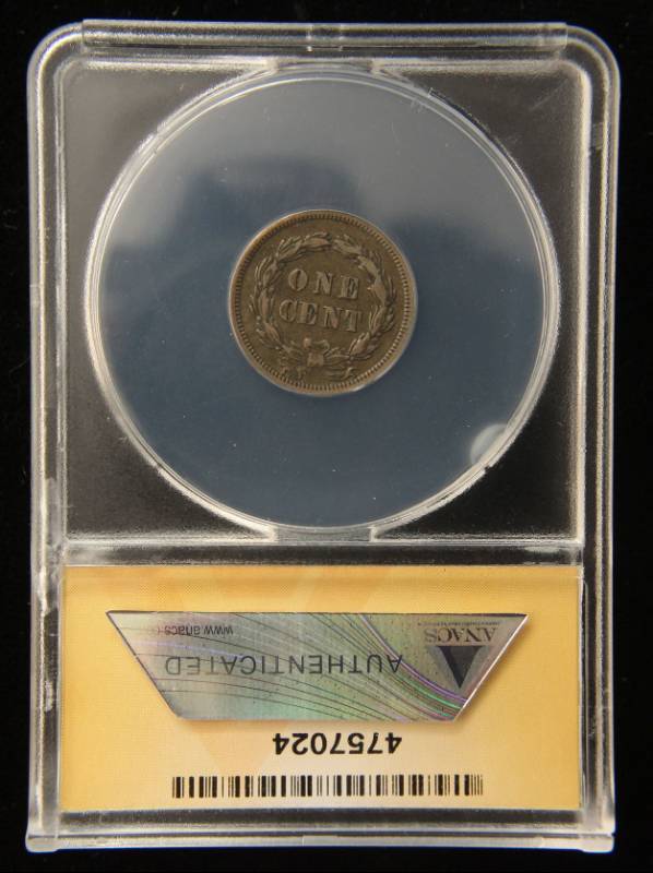 1859 FIRST YEAR INDIAN HEAD CENT XF40 ANACS