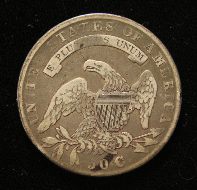 1835 US CAPPED BUST SILVER HALF DOLLAR