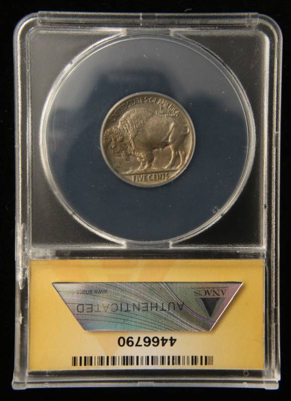 1913 TYPE II BUFFALO NICKEL AU58 ANACS
