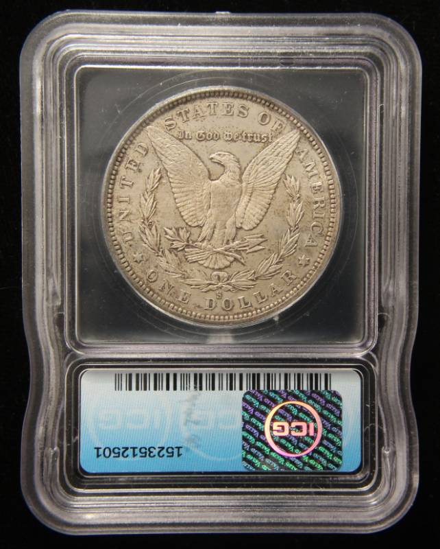 1880-S MORGAN SILVER DOLLAR MS65 ICG