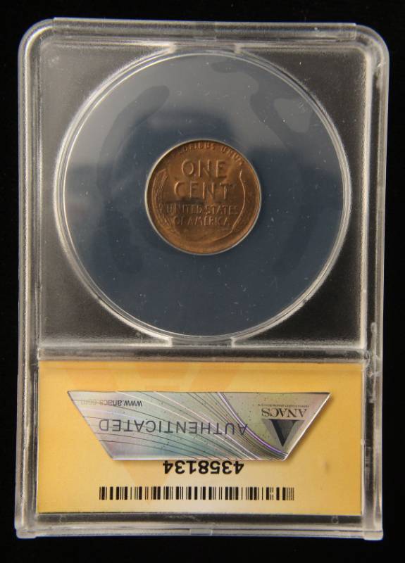 1930-S US WHEAT CENT MS64RB ANACS
