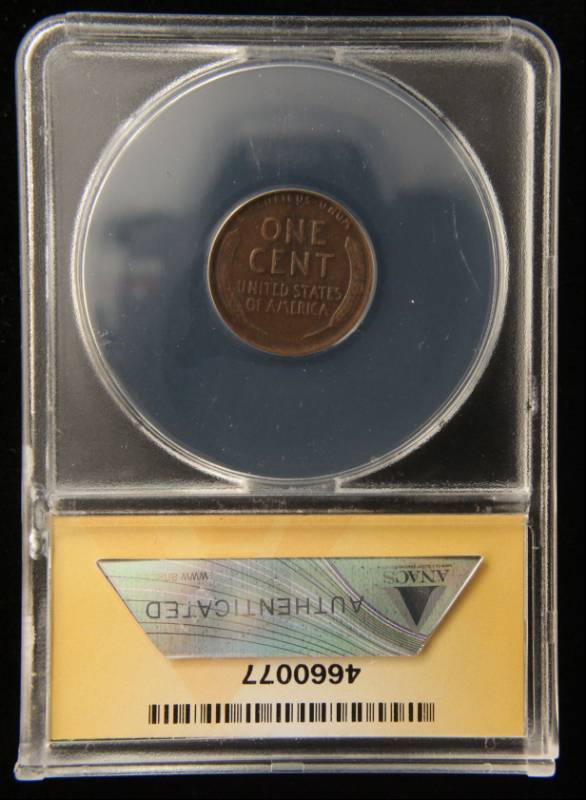 1914-S WHEAT CENT XF40 ANACS BETTER DATE COIN