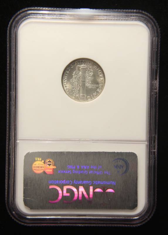 1944 MERCURY SILVER DIME MS66 NGC HIGH GRADE COIN