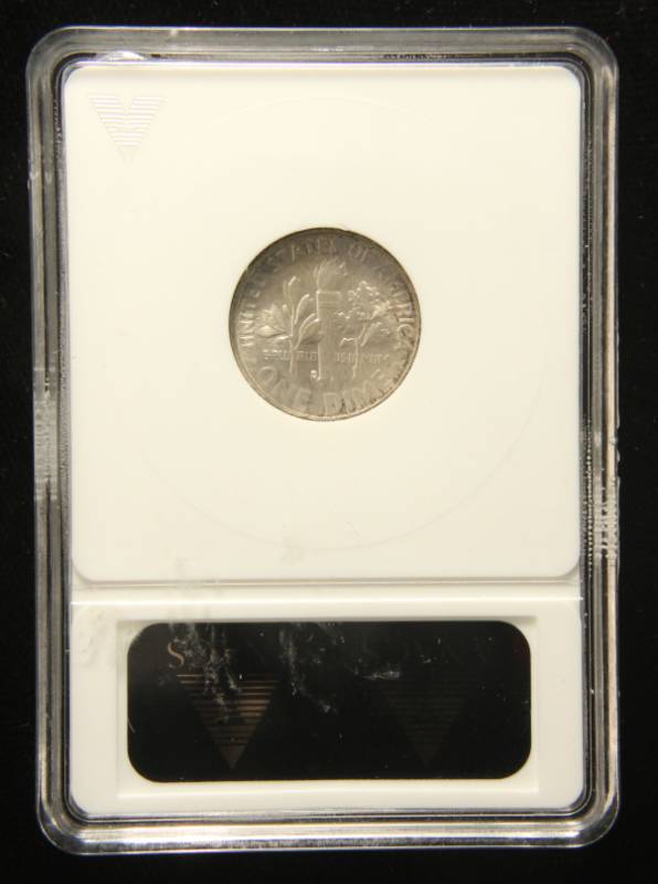 1948-D ROOSEVELT SILVER DIME MS66 ANACS