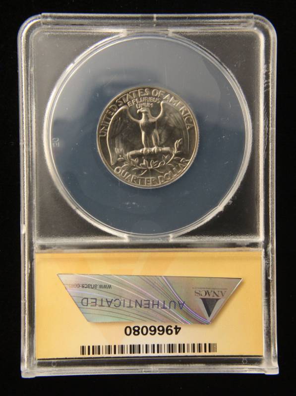 1966 SMS WASHINGTON QUARTER MS67 ANACS HIGH GRADE COIN