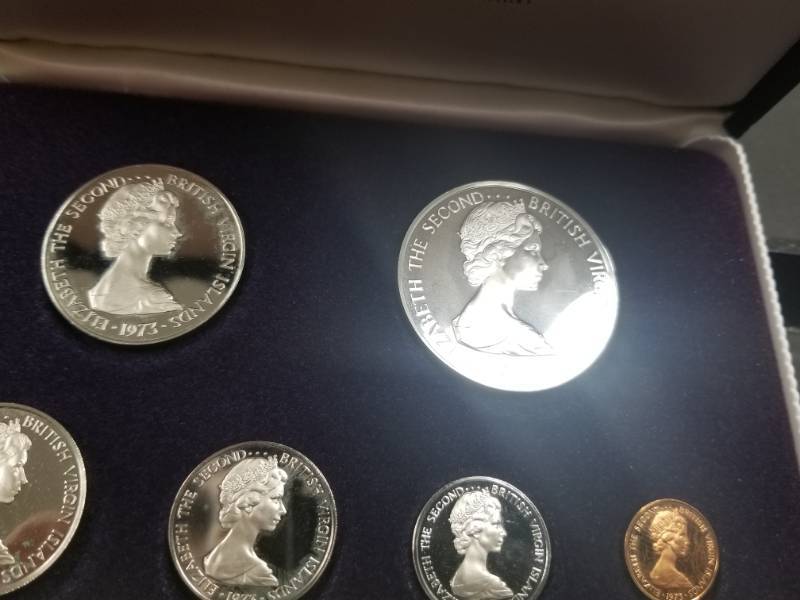 1973 BRITISH VIRGIN ISLANDS SILVER PROOF SET