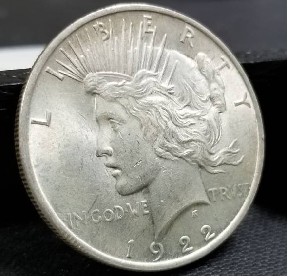 2 HIGH GRADE PEACE DOLLARS AS PICTURED