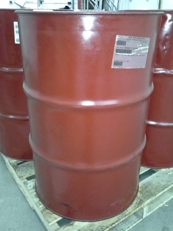 lot 24 image: One - 55 Gallon Drum of Exxon Mobil Humble AW Hydraulic Fluid ISO 68