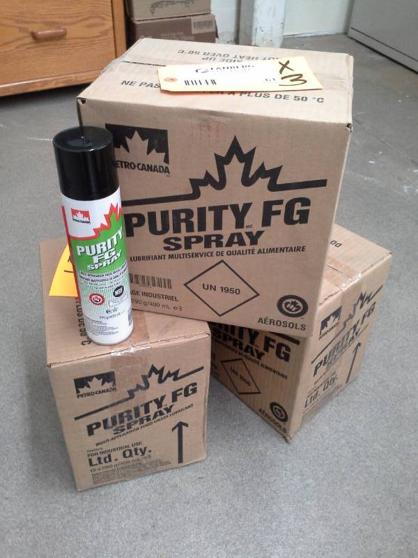lot 61 image: 3 Cases of DNR-PC Purity Multi-Application Food Grade Lubricant