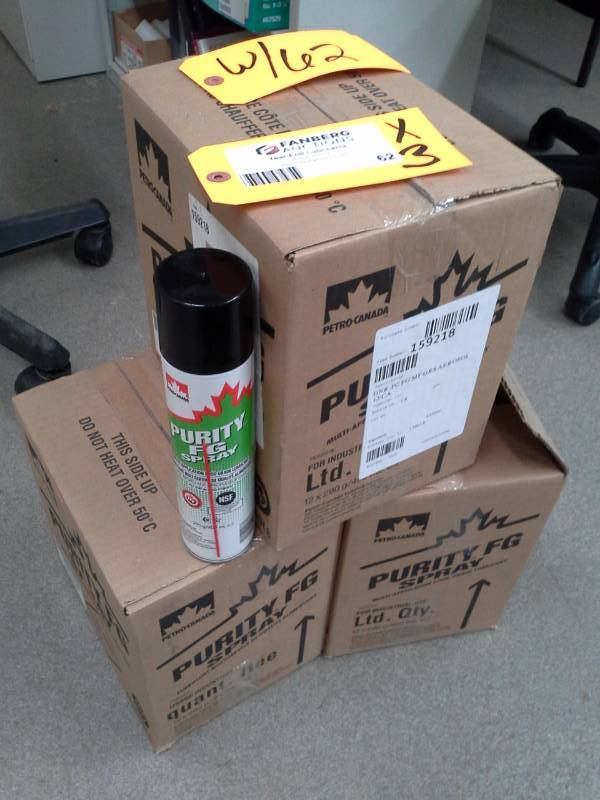 lot 62 image: 3 Cases of DNR-PC Purity Multi-Application Food Grade Lubricant