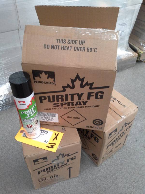lot 63 image: 3 Cases of DNR-PC Purity Multi-Application Food Grade Lubricant