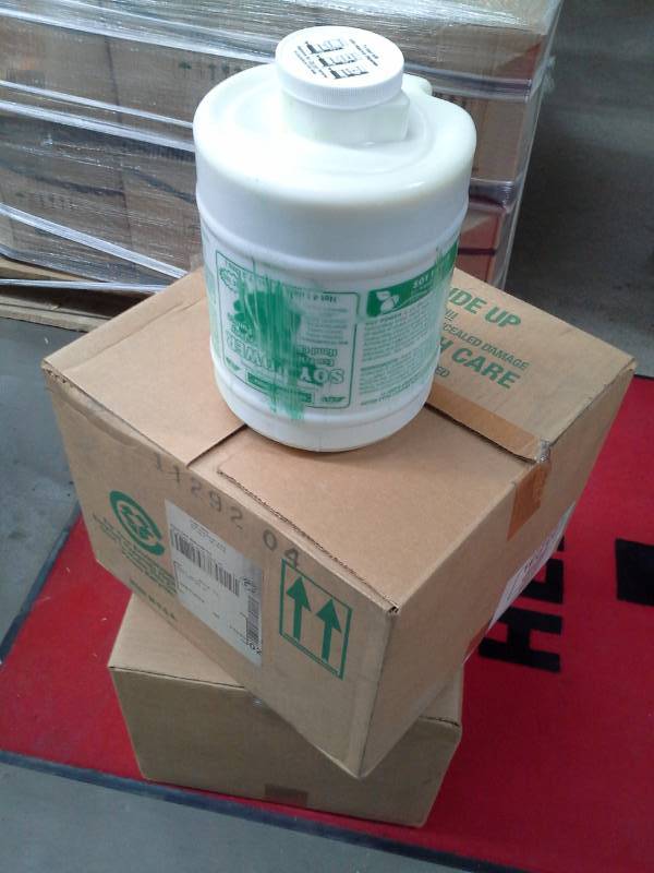 lot 73 image: 2 Cases of Protector Soy Power Heavy Duty Hand Cleaner with Pumice
