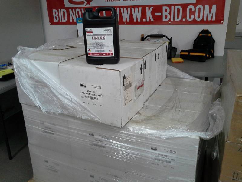 lot 84 image: 12 Cases of Modern Equipment Star 5000 Compressor Coolant