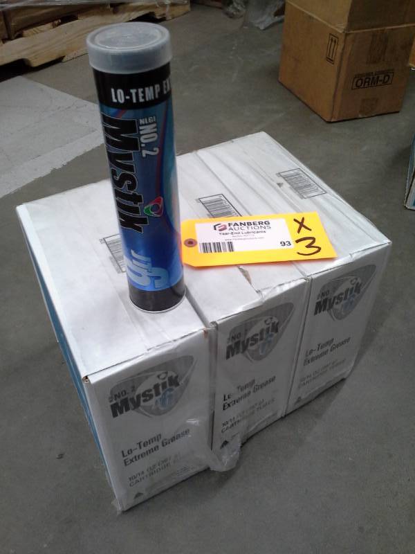 lot 93 image: 3 Cases of Mystik LT-200 Low Temp Extreme Grease