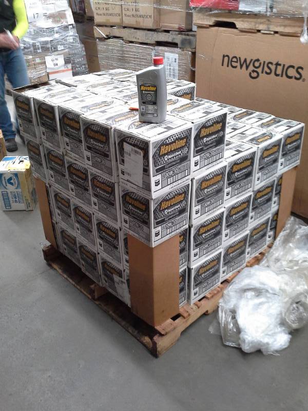 lot 102 image: 25 Cases of Havoline Synthetic 10W-30 Motor Oil