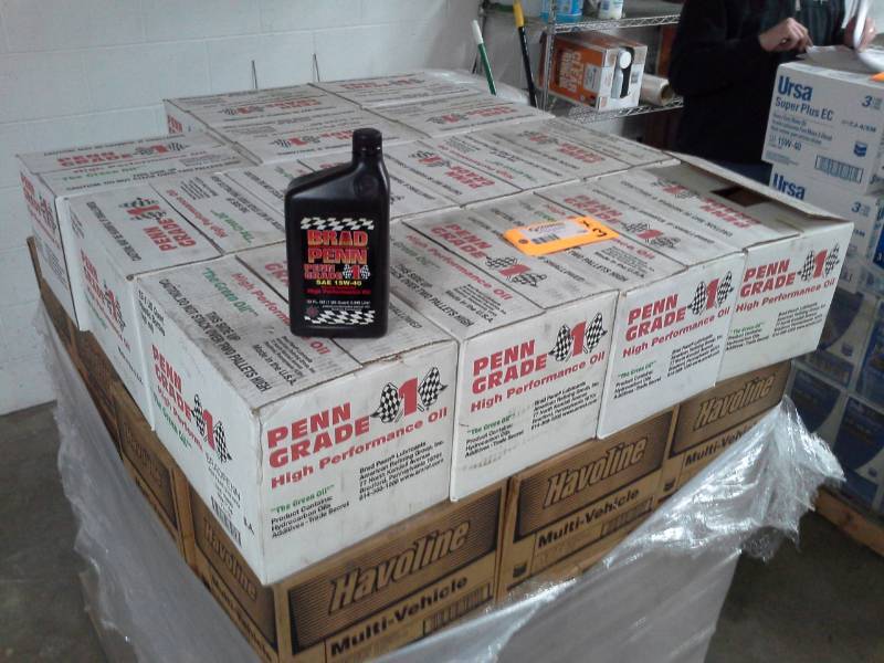 lot 134 image: 3 Cases of Brad Penn SAE 15W-40 Racing Motor Oil