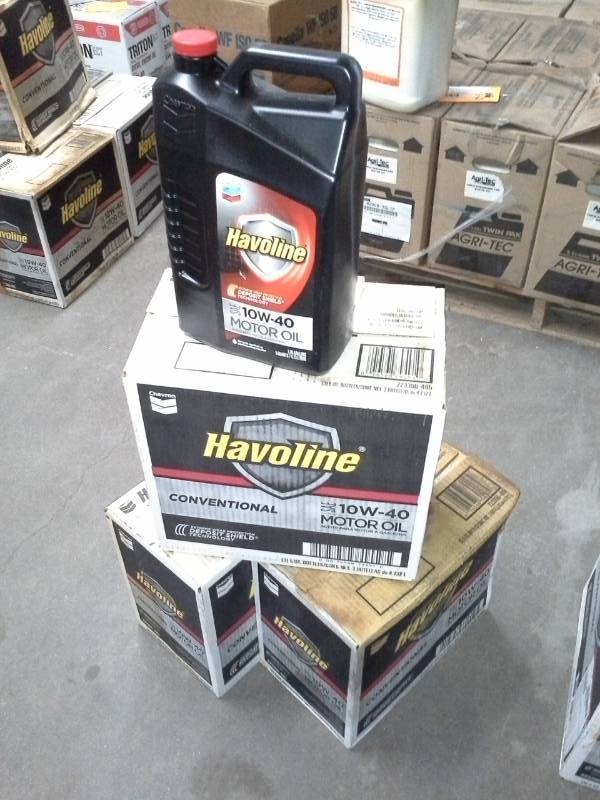 lot 155 image: 3 Cases of Havoline SAE 10W-40 Conventional Motor Oil