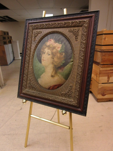 lot 840 image: FRAMED PILLOW ART