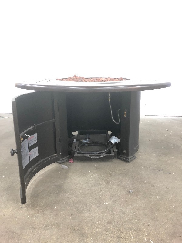 lot 20 image: Gas Fire Pit Open Box