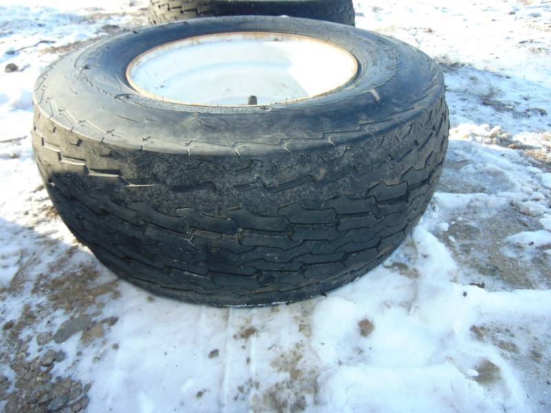 lot 35 image: (2) 20.5 x 8-10 Trailer Tires and Rims