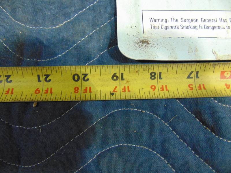 lot 88 image: Metal Virginia Slims Advertising Sign