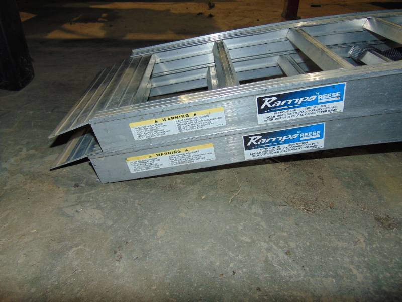 lot 109 image: (2) Aluminum Ramps