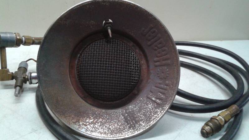 lot 26 image: Mr Heater Propane Heater Top, Used, Shows Wear