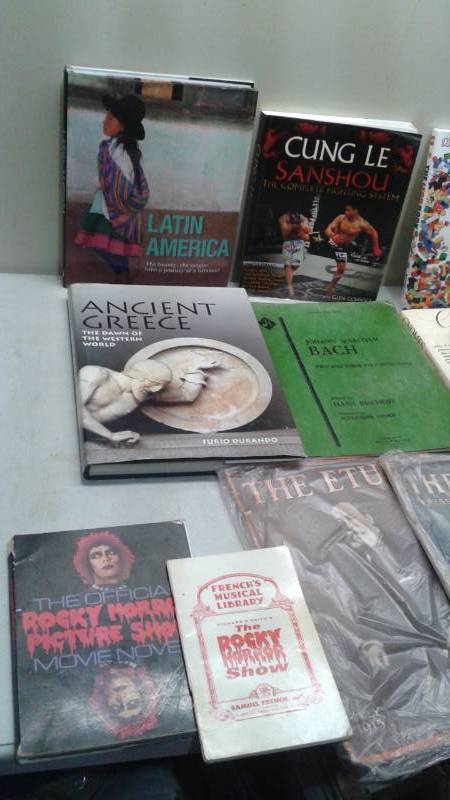 lot 44 image: Lot Of Books, Some Hardcover, Some Antique Music Magazines, Classic Piano Books