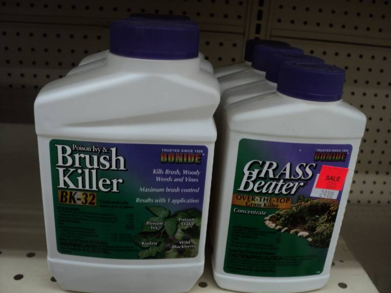 3 bottles of Poison Ivy and Brush K...