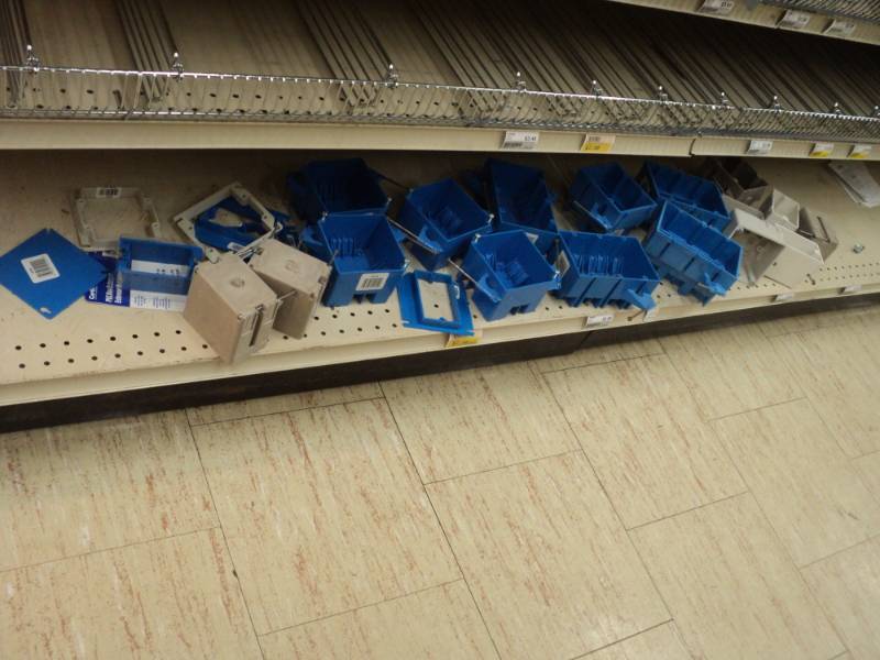 Electrical  lot of misc. outlet bo...
