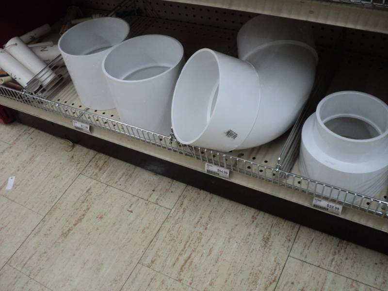 PVC  lot of adaptors, elbows and C...