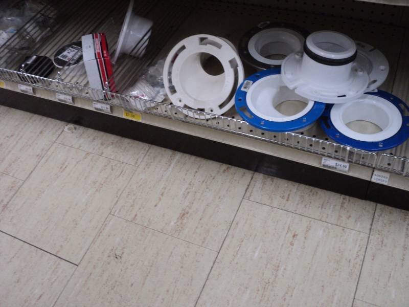 PVC  lot of vent trap, and shower ...