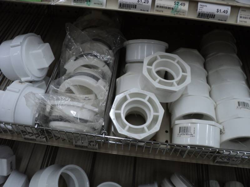 Plumbing  PVC plugs and brushings...