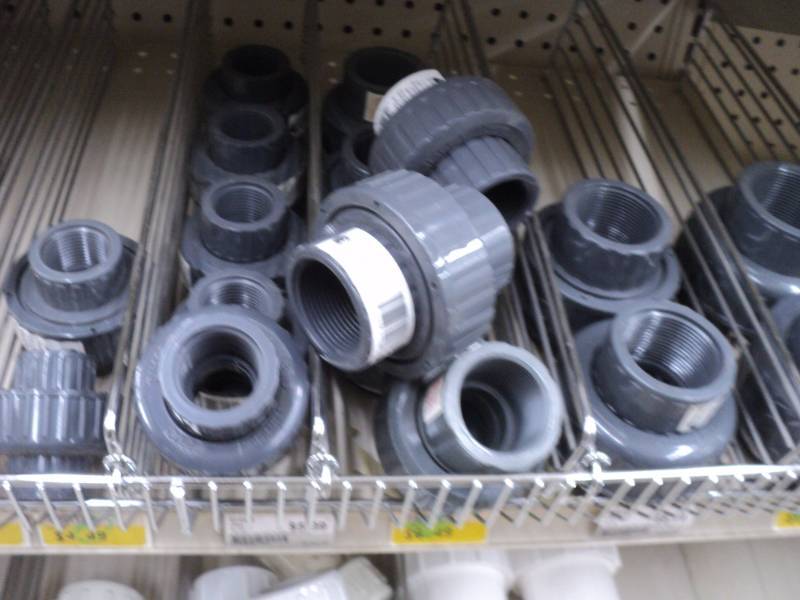 Plumbing  PVC  Unions MISC...