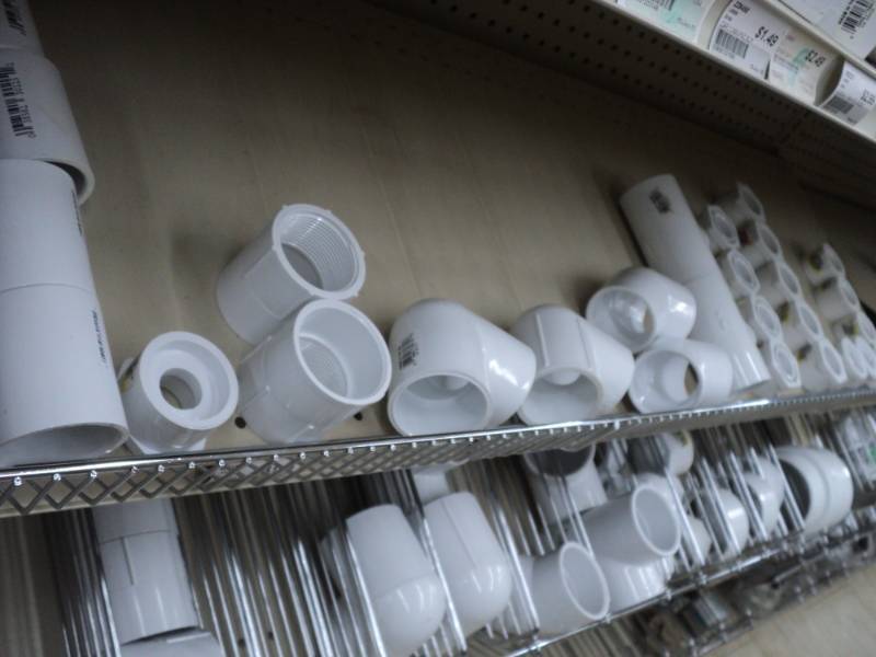 Plumbing   PVC adaptors, slips, el...