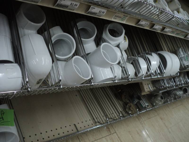 Plumbing  PVC elbows and Tees....