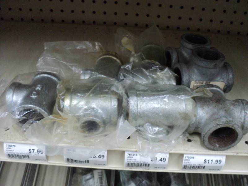Plumbing   Galvanized Tees...