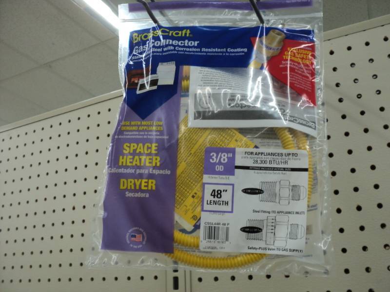 1- Brass Craft Gas Connector...