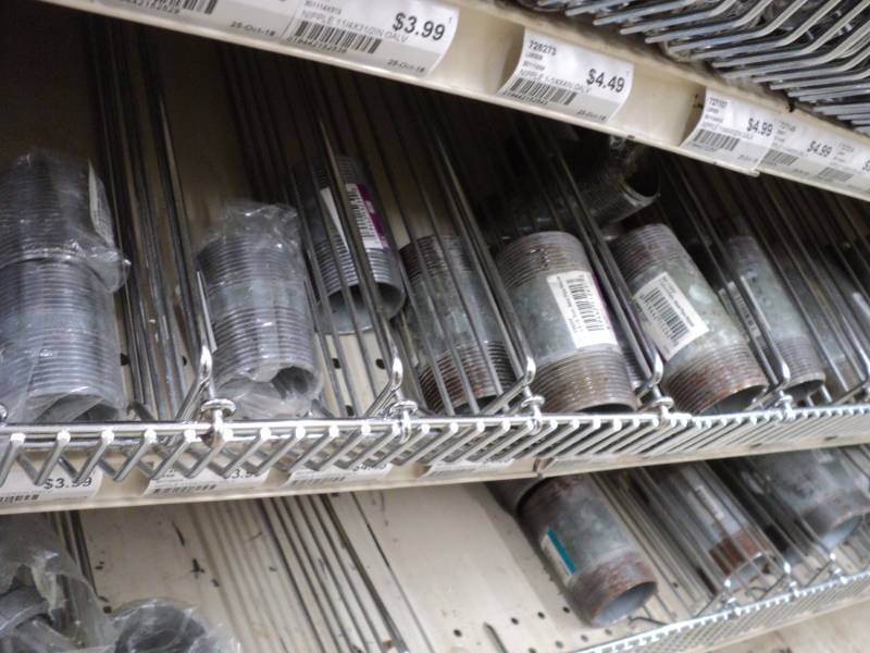 Plumbing  Galvanized Nipples.   Br...