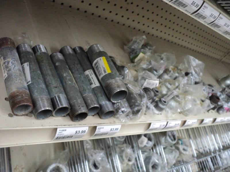 Plumbing  Galvanized nipples, coup...