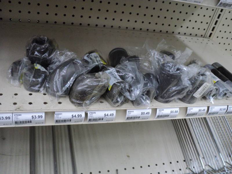 Plumbing  Black Elbows and Tees.  ...
