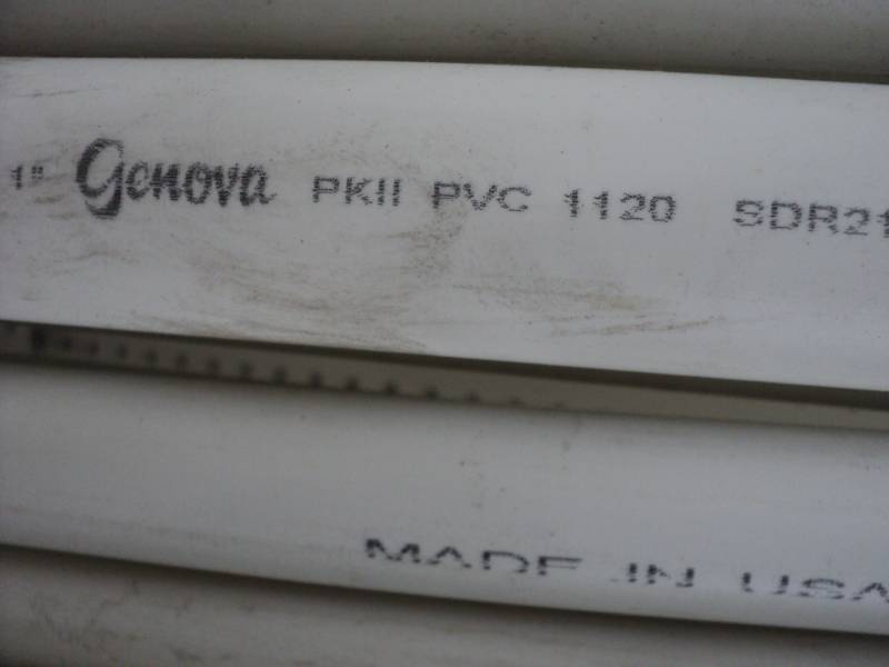 2- PVC Water Pressure Pipes, 1 by ...