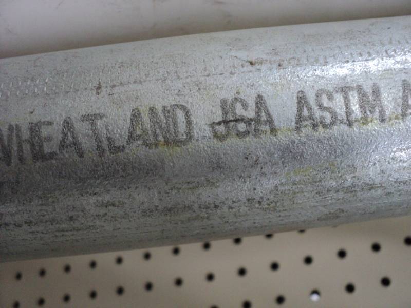 1 Steel  Pipe about 8 long...