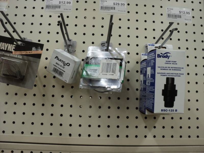 Misc.  Porta Pump Brush and Sump P...
