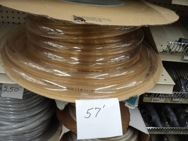 57 of 1 � OD x 1� ID plastic tub...